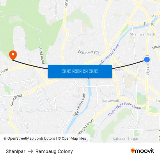 शनिपार to रामबाग कॉलोनी map