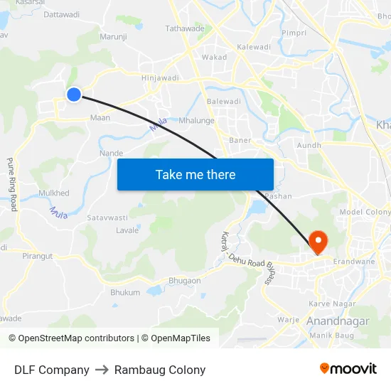 डीएलएफ कंपनी to रामबाग कॉलोनी map