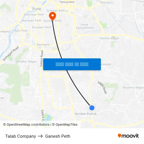 तलाब कंपनी to गणेश पेठ map