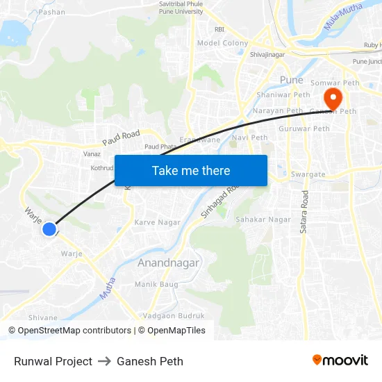 रनवाल प्रोजेक्ट to गणेश पेठ map