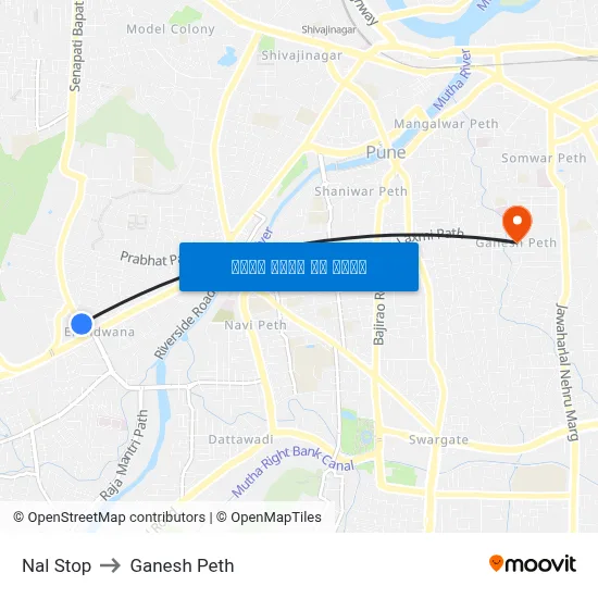 नल स्टॉप to गणेश पेठ map