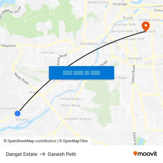 डांगट एस्टेट to गणेश पेठ map