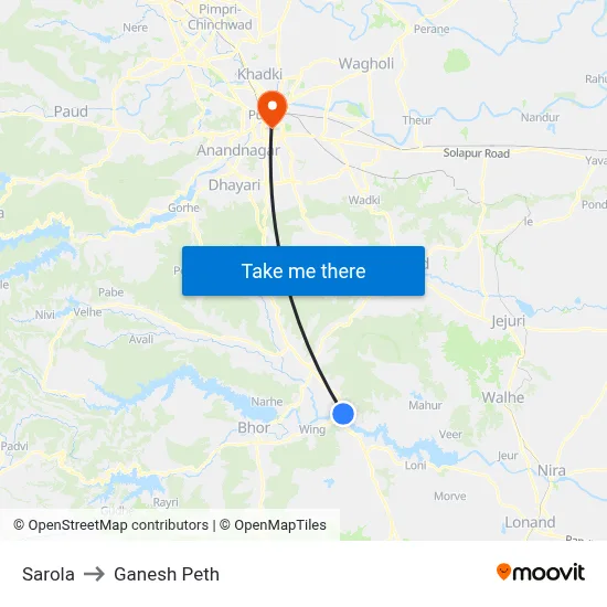सरोला to गणेश पेठ map