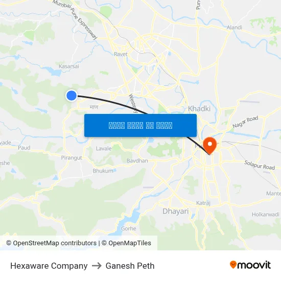 हेक्सावेयर कंपनी to गणेश पेठ map