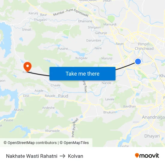 Nakhate Wasti Rahatni to कोल्वन map