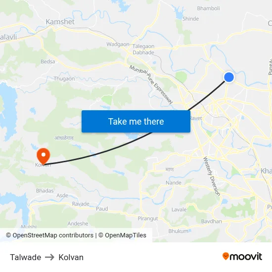 तलवाडे to कोल्वन map