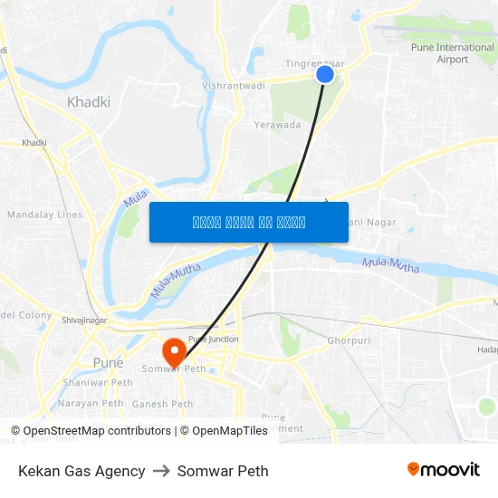 केकण गैस एजेंसी to सोमवार पेठ map