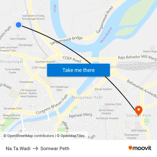 Na.Ta.Wadi to Somwar Peth map