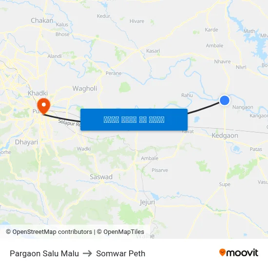 परगांव सालू मालू to सोमवार पेठ map
