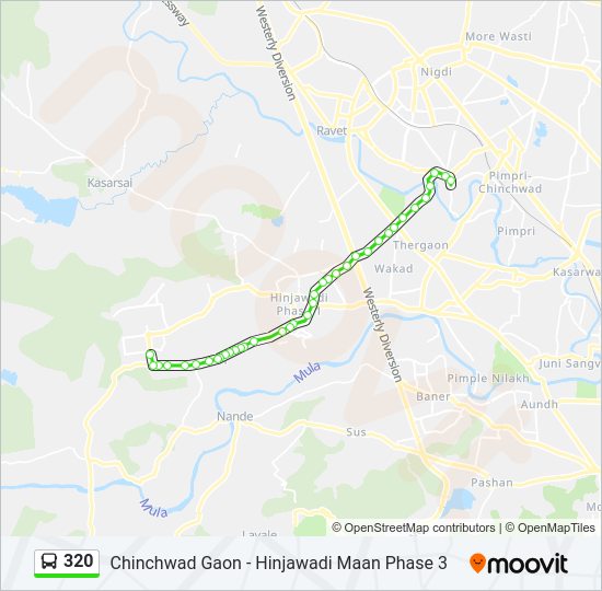 320 Bus Line Map