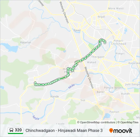 320 Bus Line Map