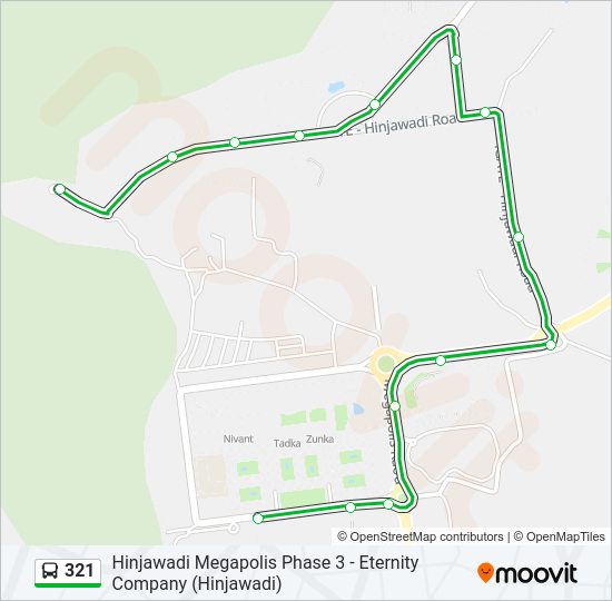 321 Bus Line Map