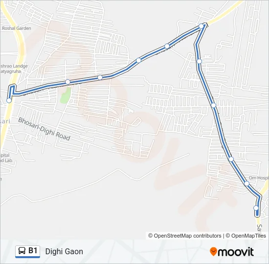 B1 Bus Line Map