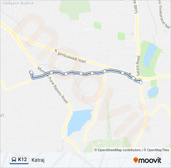 K12 Bus Line Map