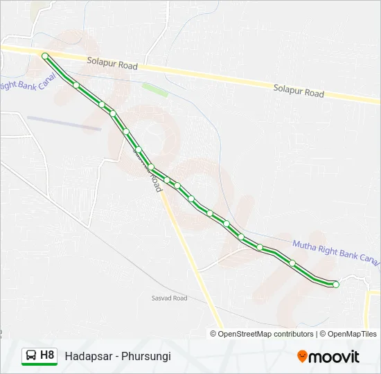 H8 Bus Line Map