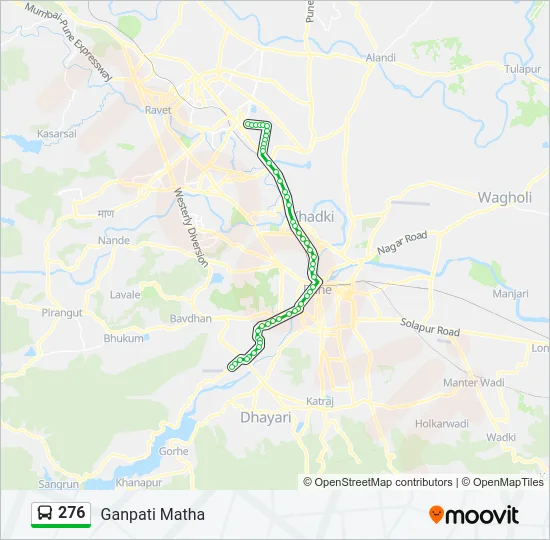 276 Bus Line Map