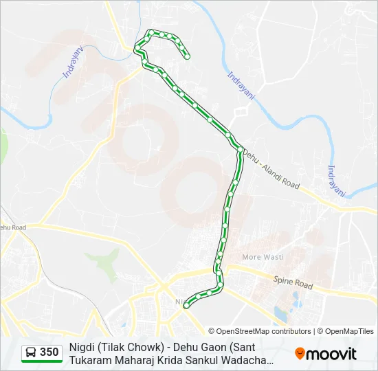 350 Bus Line Map