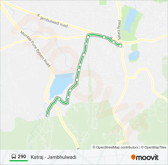 290 Bus Line Map