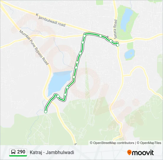 290 Bus Line Map