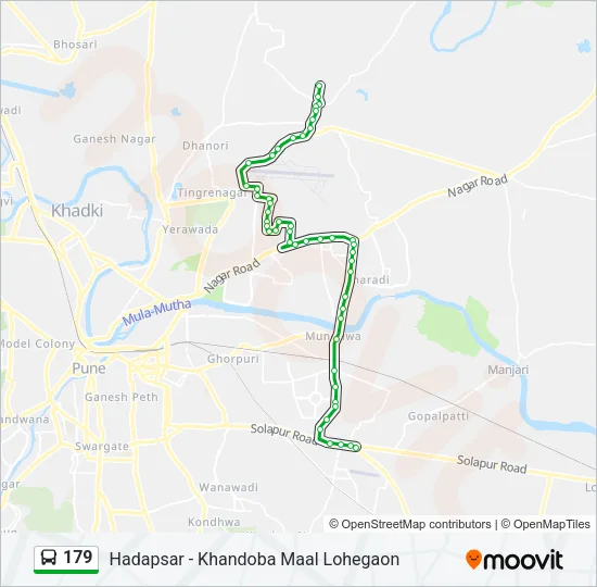 179 Bus Line Map