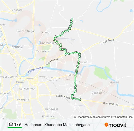 179 Bus Line Map