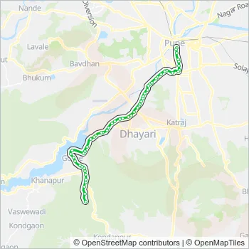 50 Bus Line Map