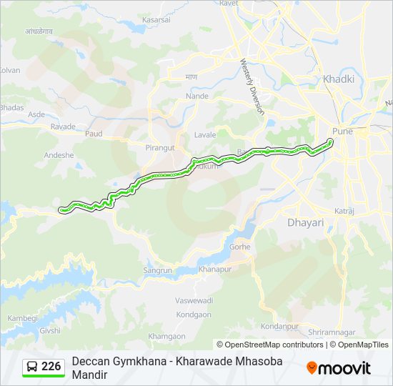 226 Bus Line Map