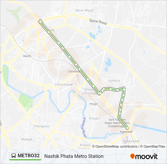 METRO32 Bus Line Map