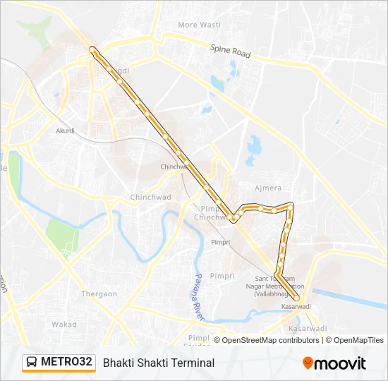 METRO32 Bus Line Map