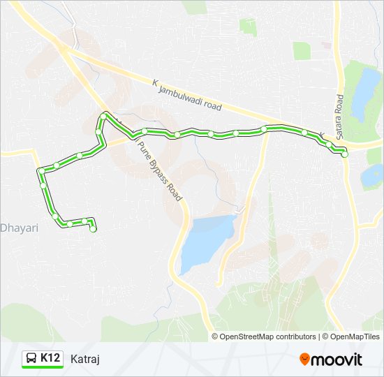 K12 Bus Line Map