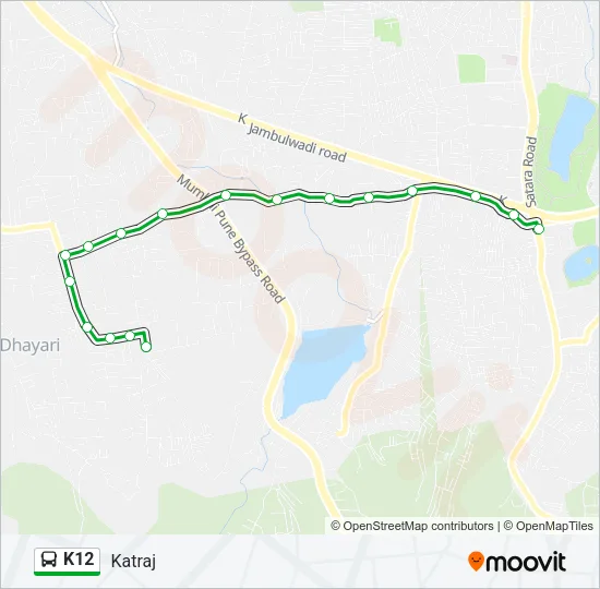 K12 Bus Line Map