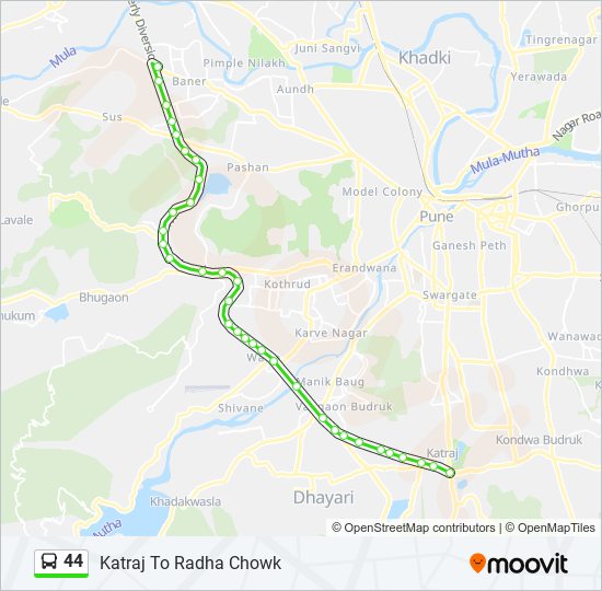 44-route-schedules-stops-maps-radha-chowk-updated