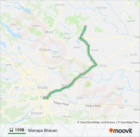 159B Bus Line Map