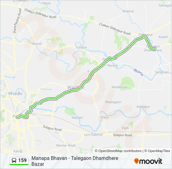 159 Bus Line Map