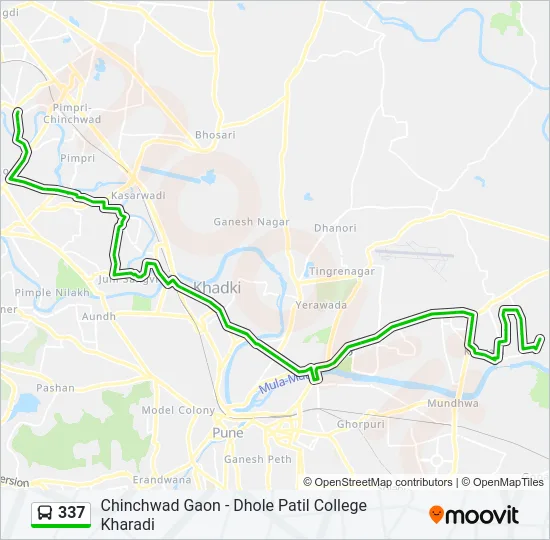 337 Bus Line Map