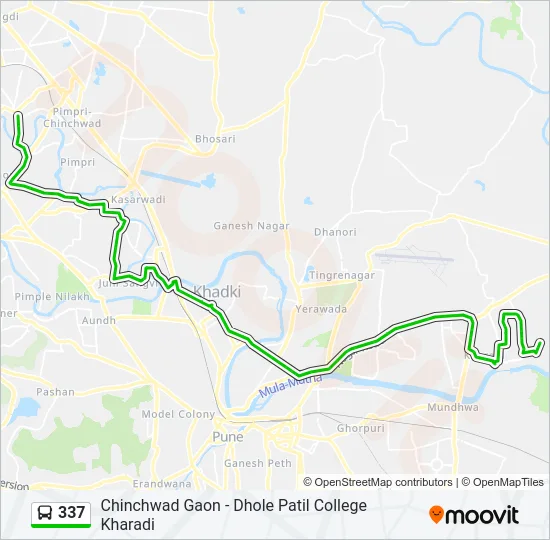 337 Bus Line Map