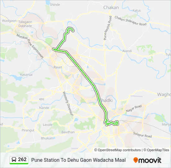 262 Bus Line Map