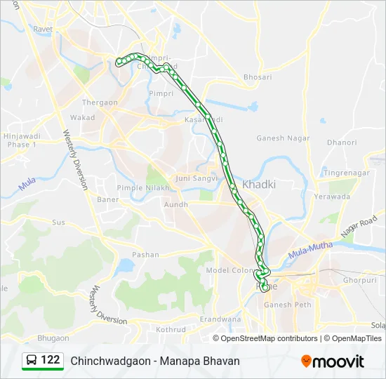 122 Bus Line Map