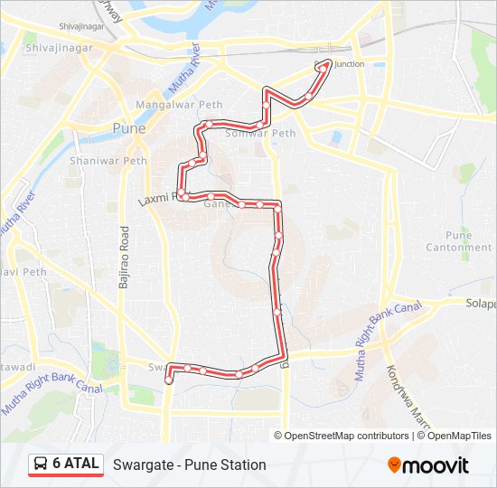 6 ATAL bus Line Map