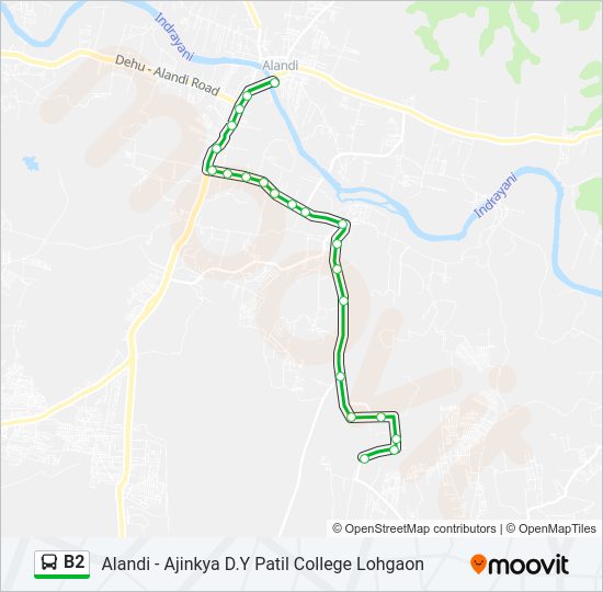 B2 Bus Line Map