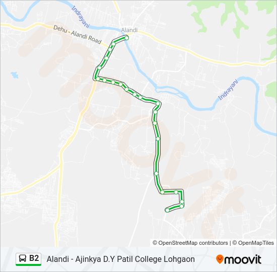 B2 Bus Line Map