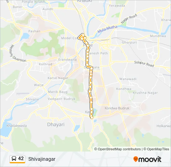 42 Bus Line Map