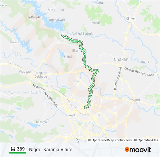 369 Bus Line Map