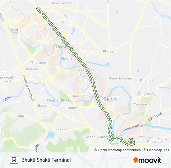 RATRANI 6 Bus Line Map