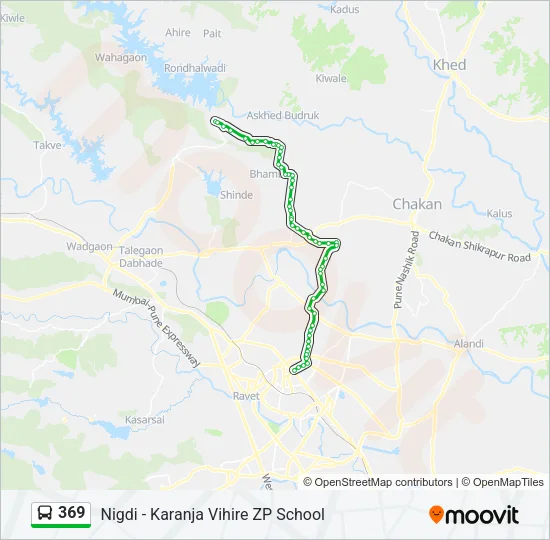 369 Bus Line Map