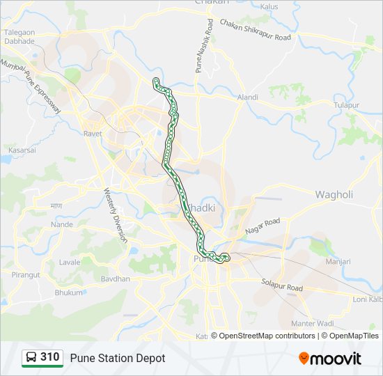 310 Bus Line Map