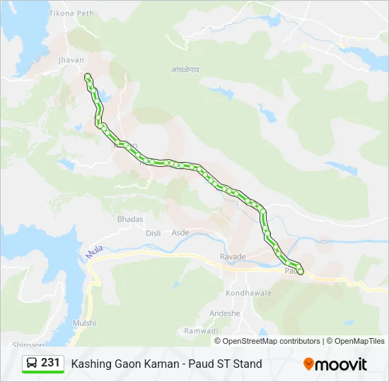 231 Bus Line Map