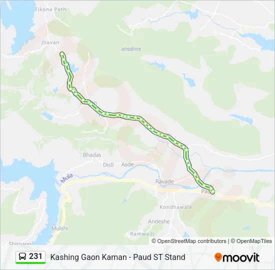 231 Bus Line Map
