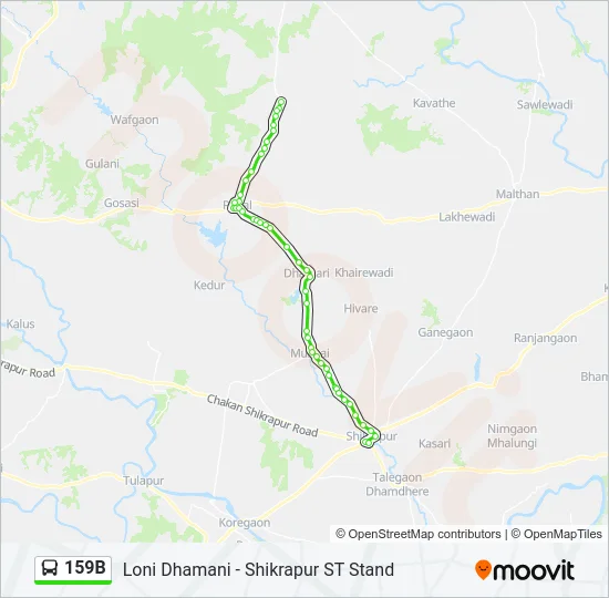 159B Bus Line Map