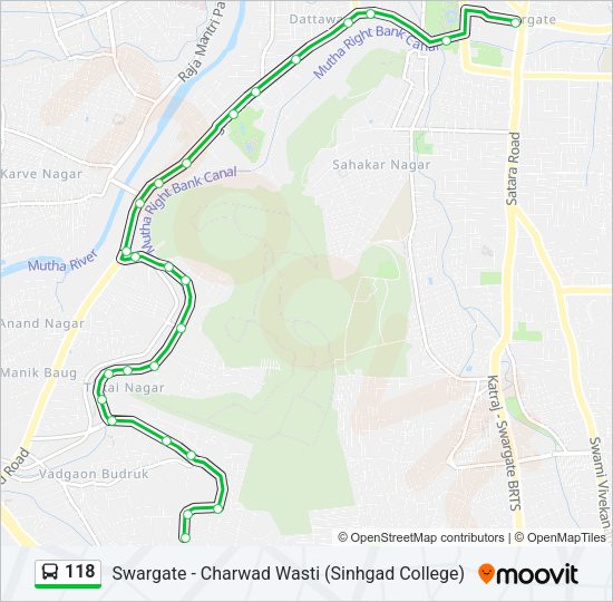 118 Bus Line Map